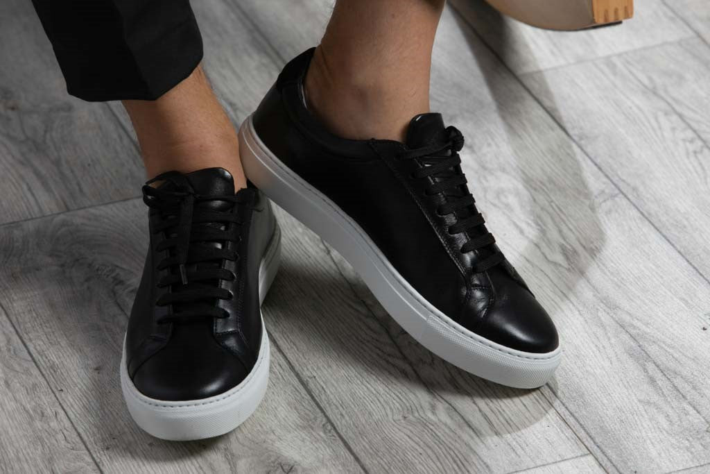 Leather Low Kick │ Black