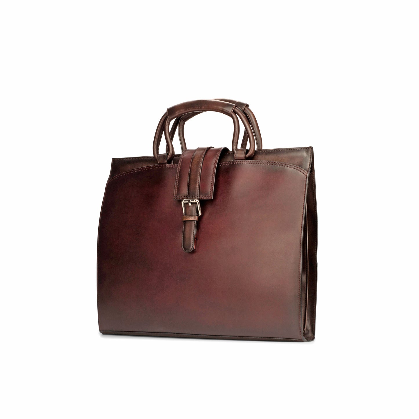 Leather Brief Case │ Burgundy