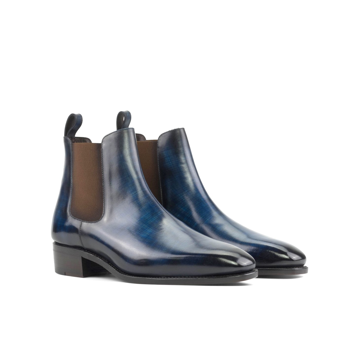 Leather Chelsea Boots Belgravia │ Denim Papiro Patina