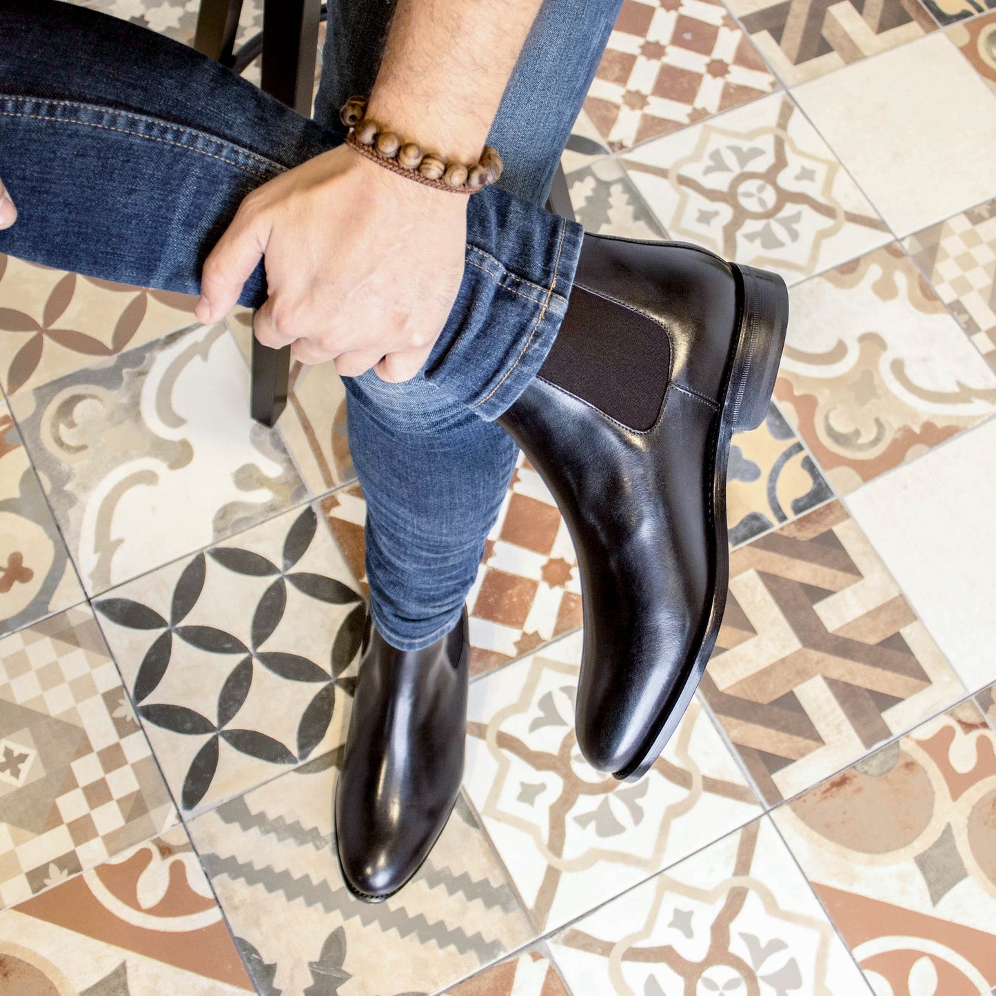 Leather Chelsea Boots Zurigo │ Black