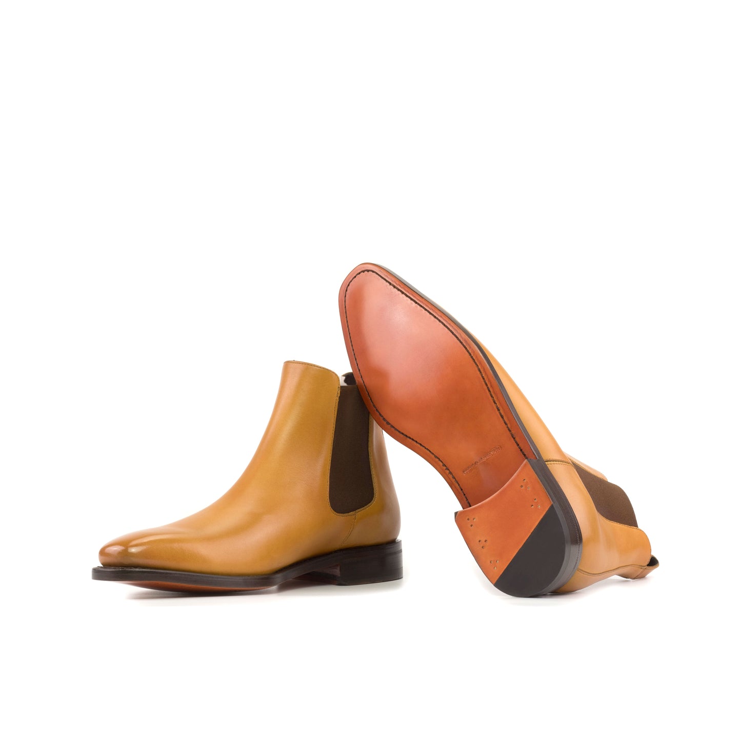 Leather Chelsea Boots Monti │ Camel