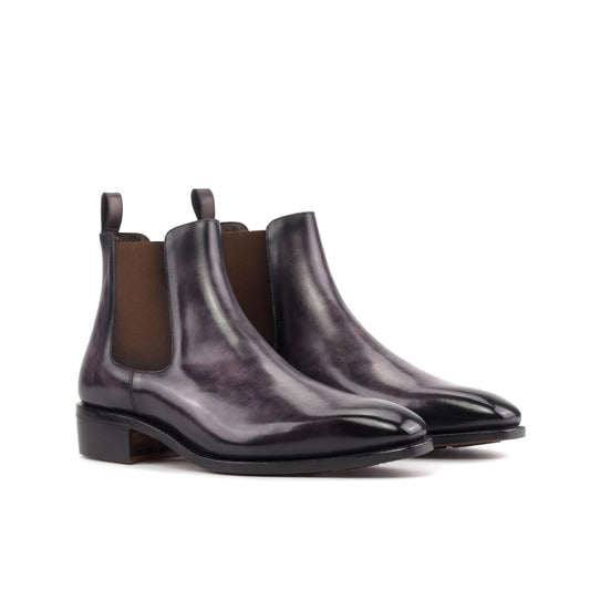 Leather Chelsea Boots Belgravia │ Aubergine Museum Patina