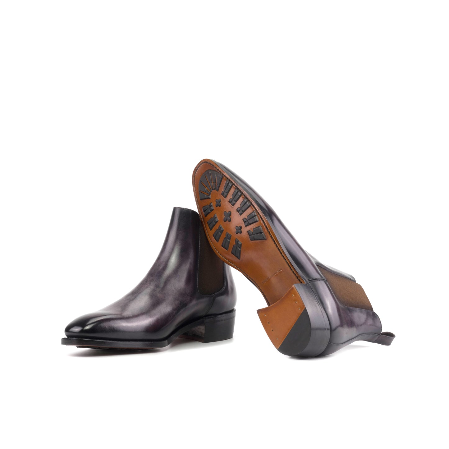 Leather Chelsea Boots Belgravia │ Aubergine Museum Patina