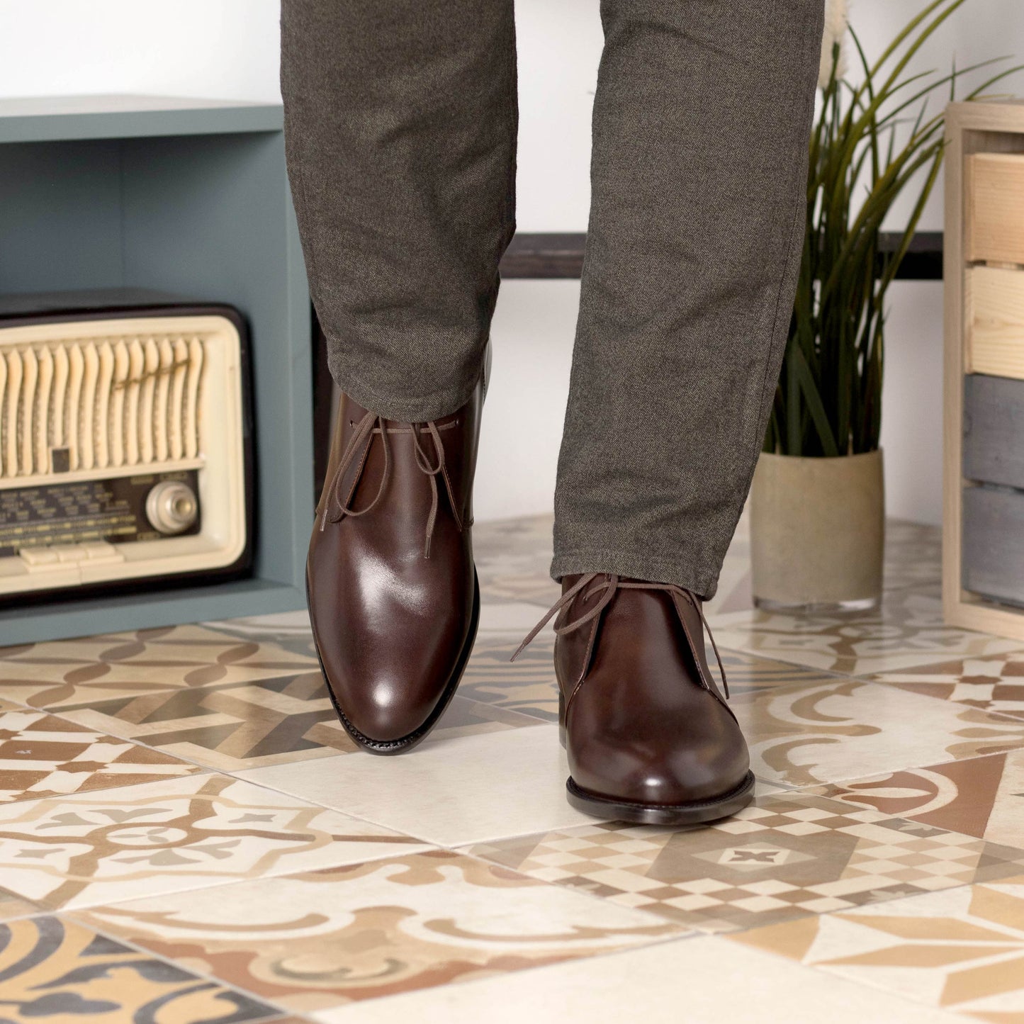 Leather Chukka Zurigo │ Dark Brown