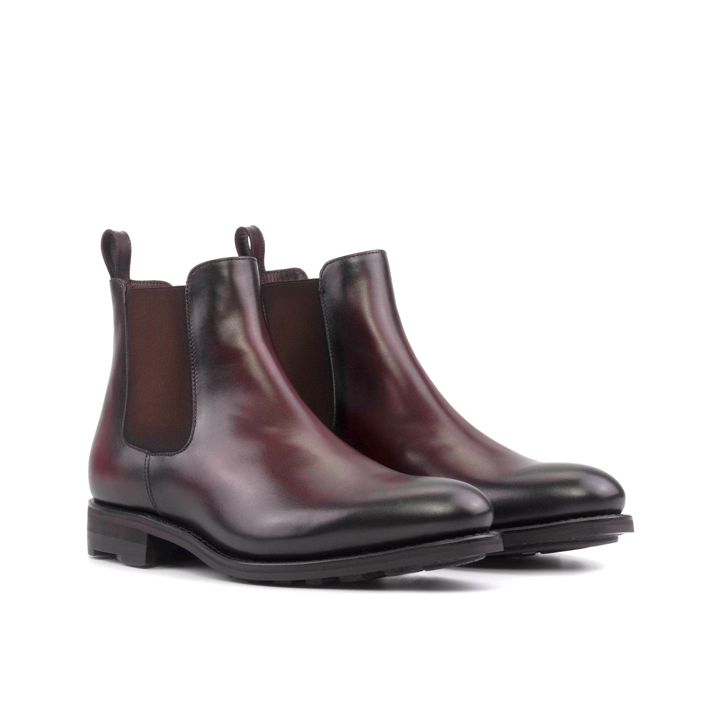 Leather Chelsea Boots Zurigo │ Burgundy