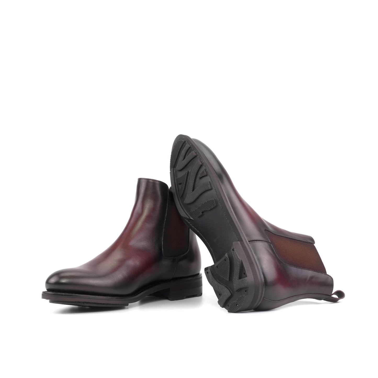 Leather Chelsea Boots Zurigo │ Burgundy