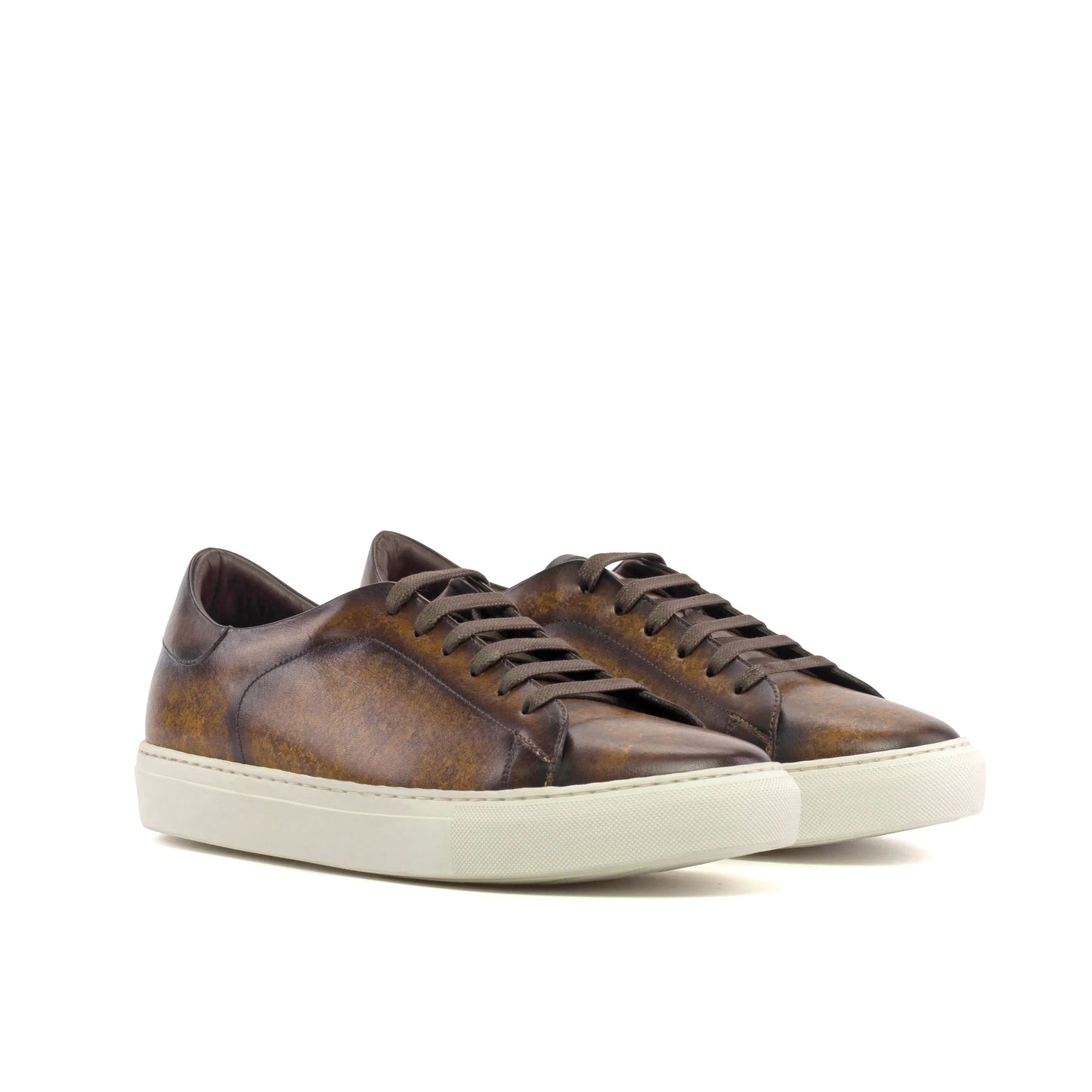 Leather Trainer │ Brown Patina