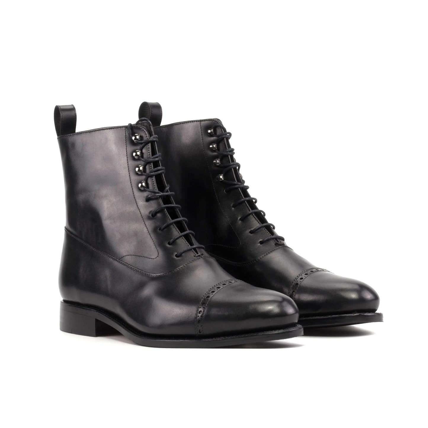 Leather Balmoral Boots │ Black