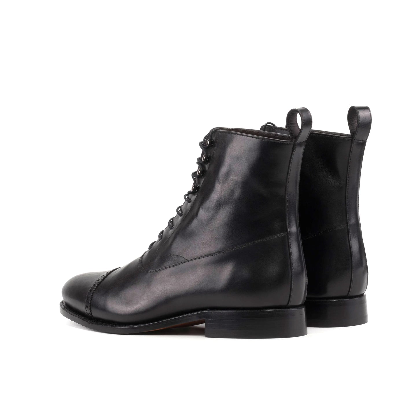 Leather Balmoral Boots │ Black