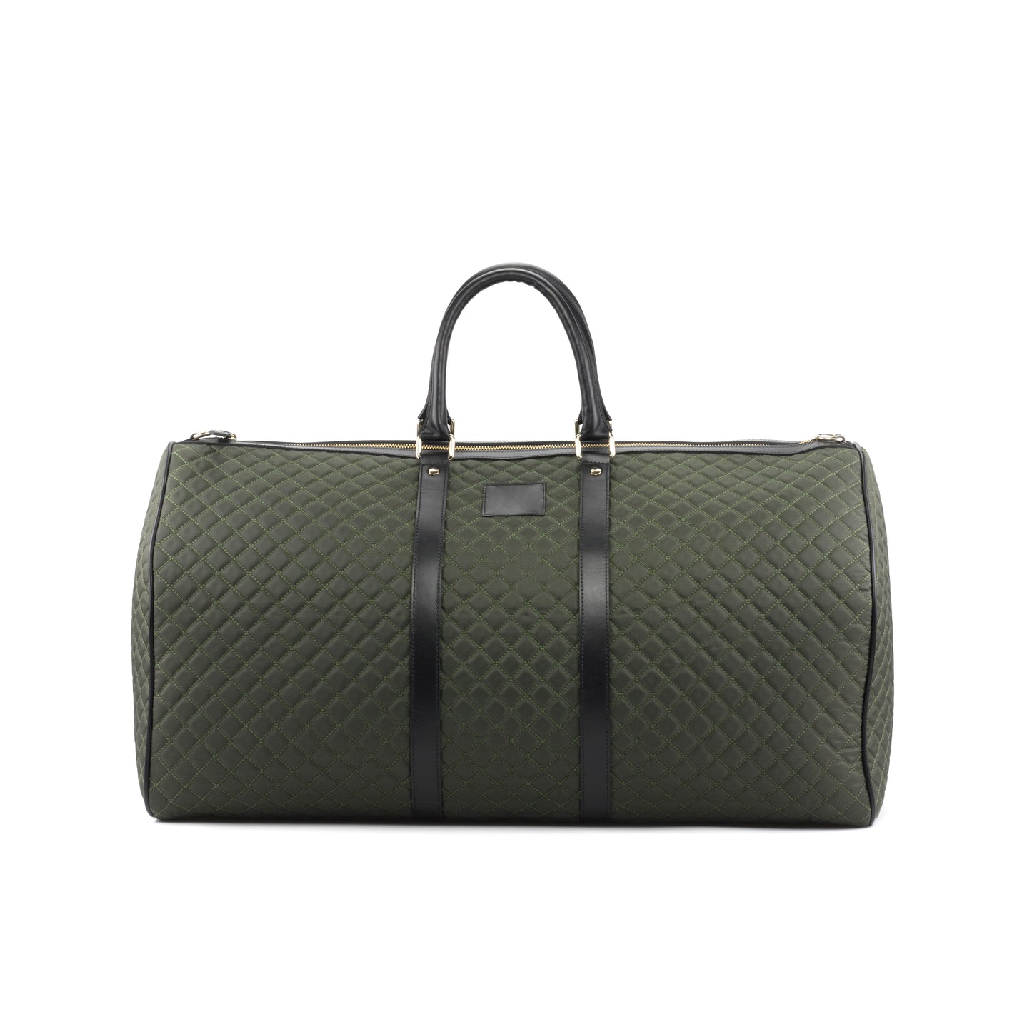 Quilted Duffle Bag │ Dark Green