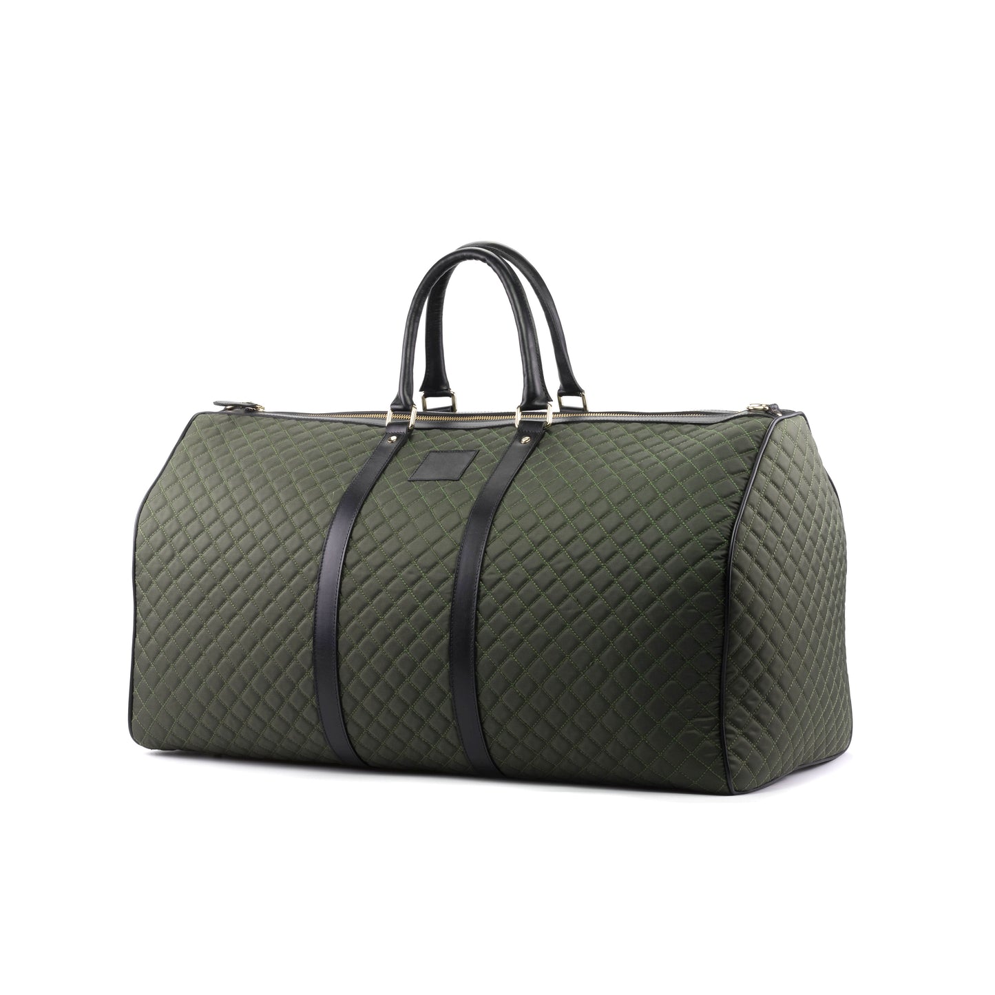 Quilted Duffle Bag │ Dark Green