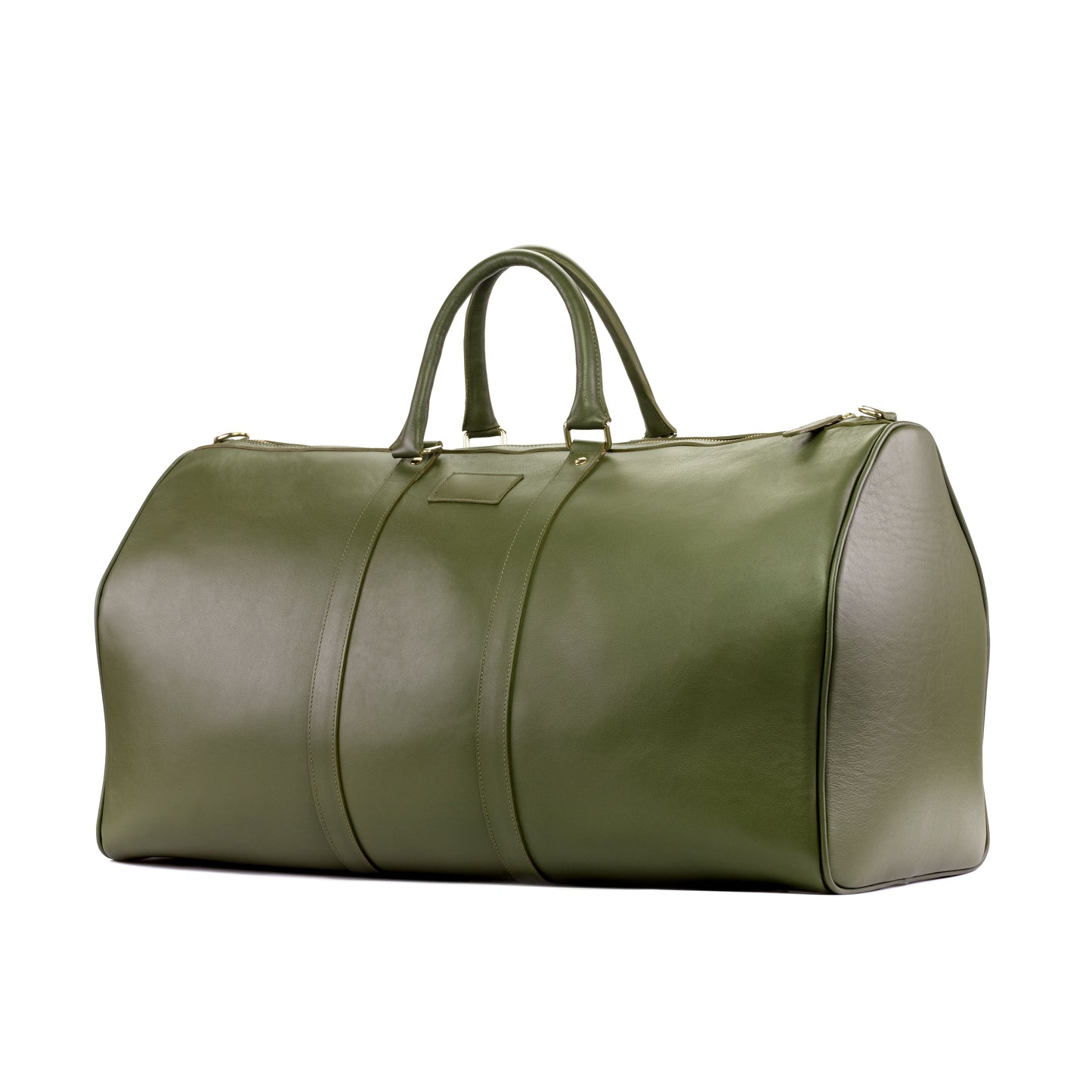 Leather Duffle Bag │ Khaki