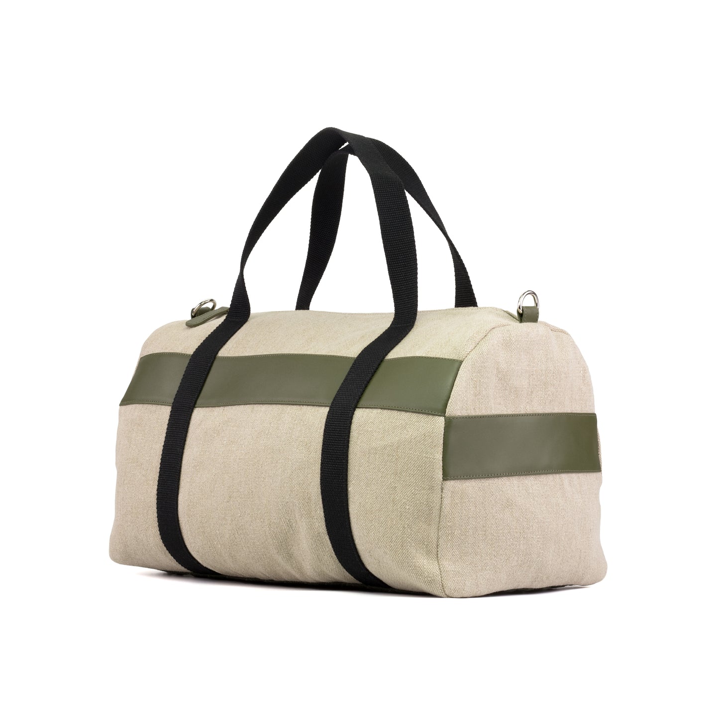 Linen Holdall │ Beige & Khaki