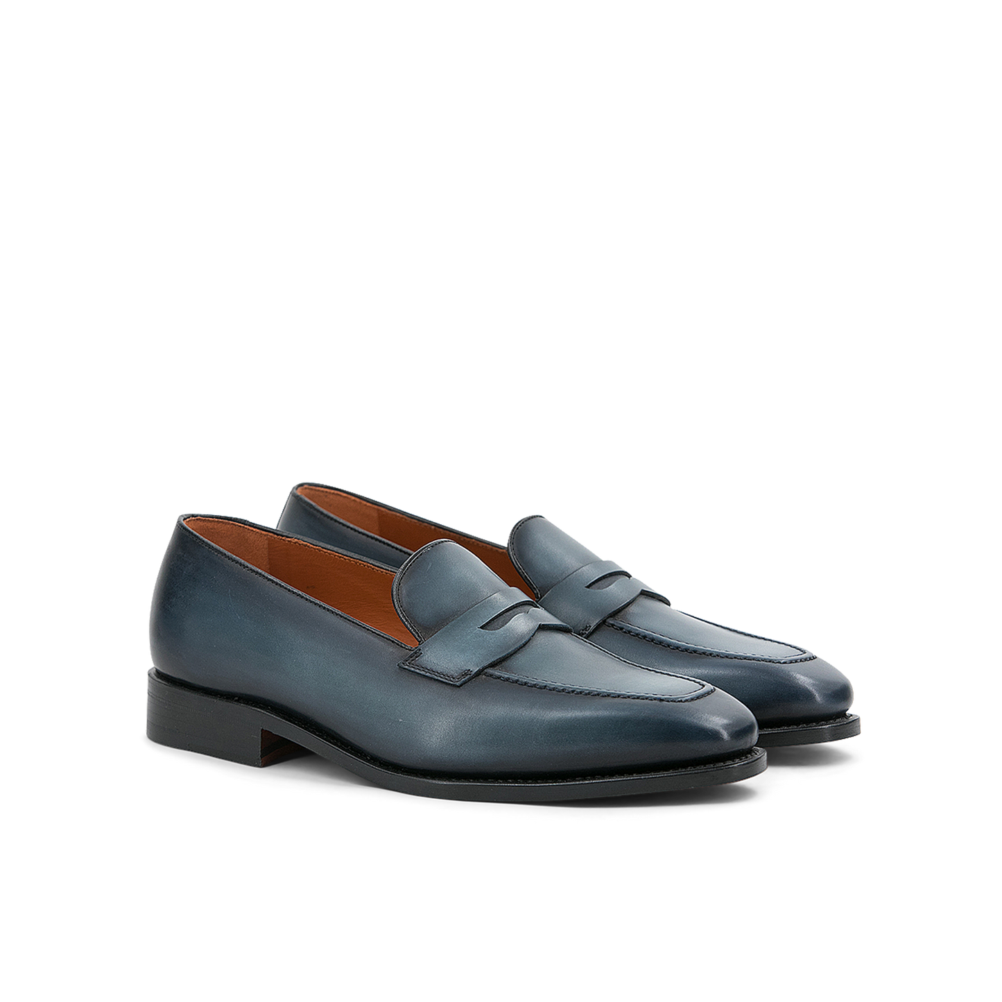 Leather Loafer Savile │ Blue Jeans [Exclusive Patina]