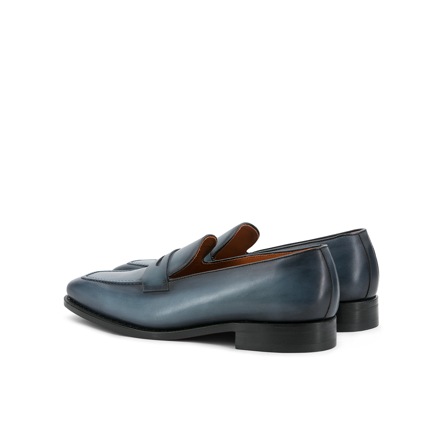 Leather Loafer Savile │ Blue Jeans [Exclusive Patina]