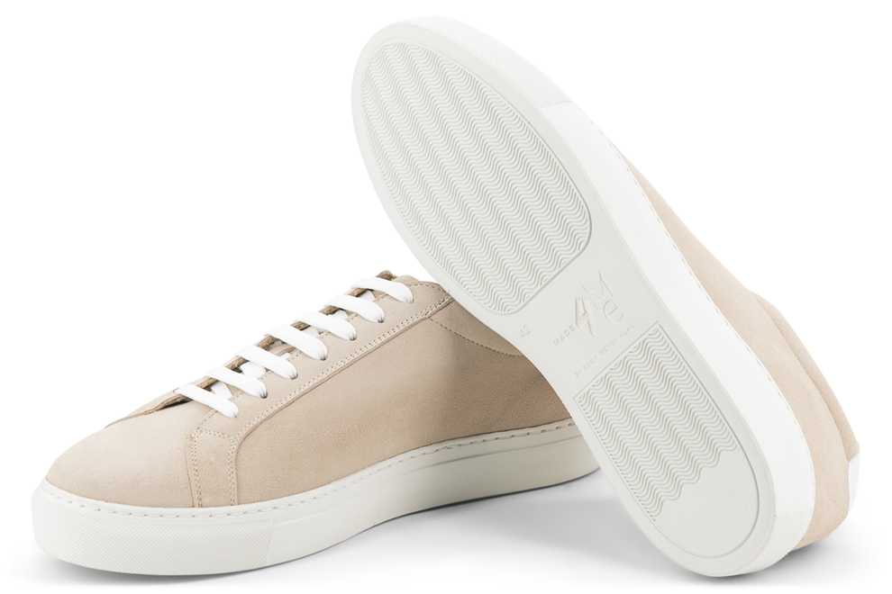 Suede Low Kick │ Beige