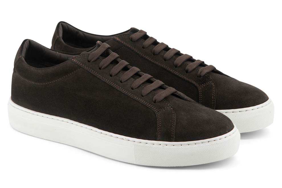 Suede Low Kick │ Dark Brown