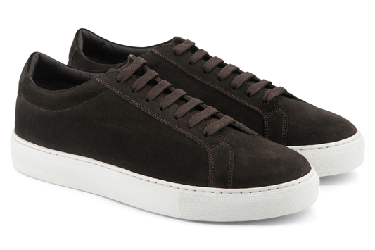 Suede Low Kick │ Dark Brown