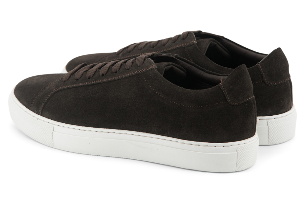 Suede Low Kick │ Dark Brown