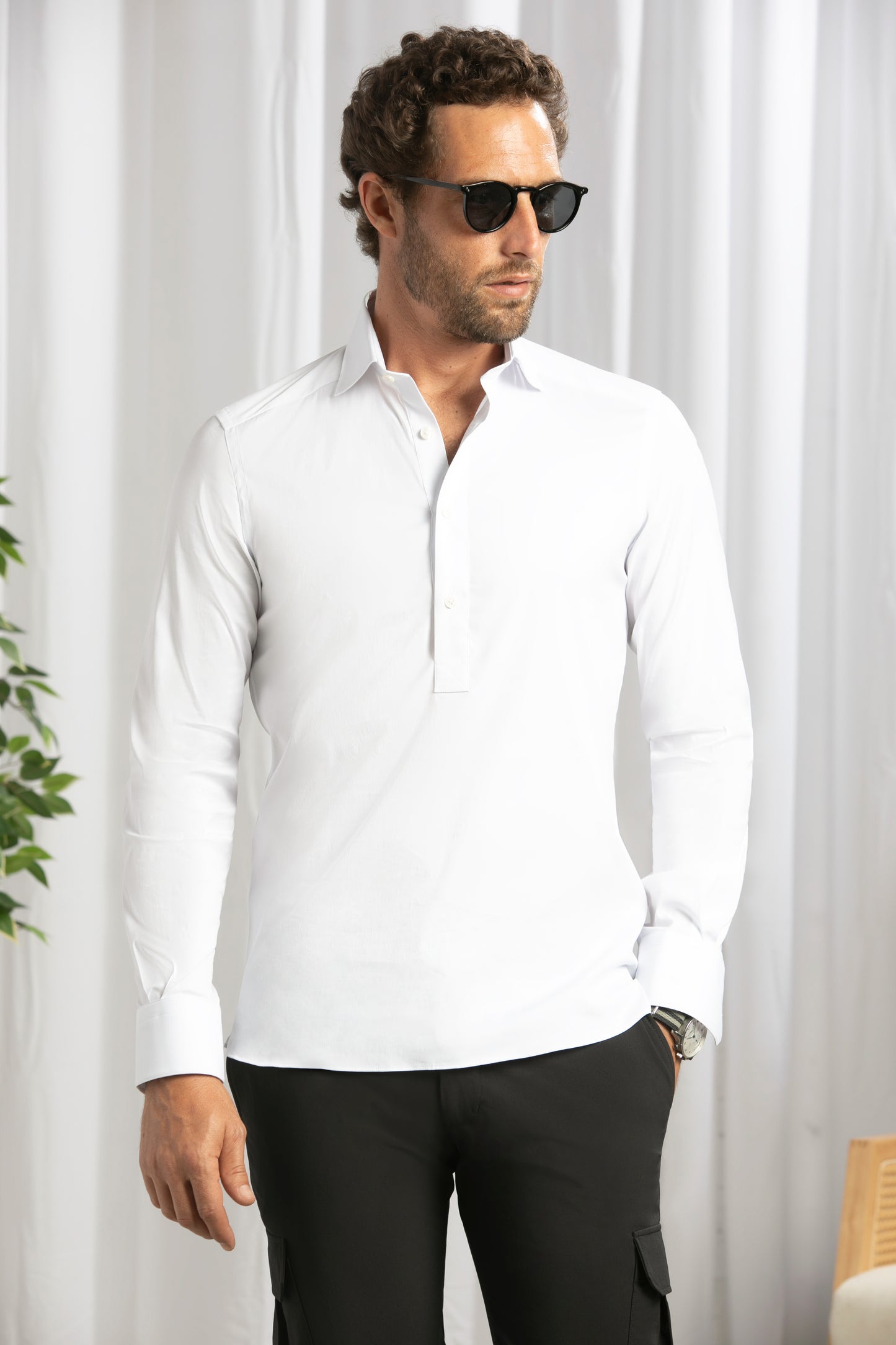 Polo Shirt Popeline │ White