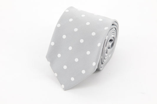 TIE - Grey with White Dots