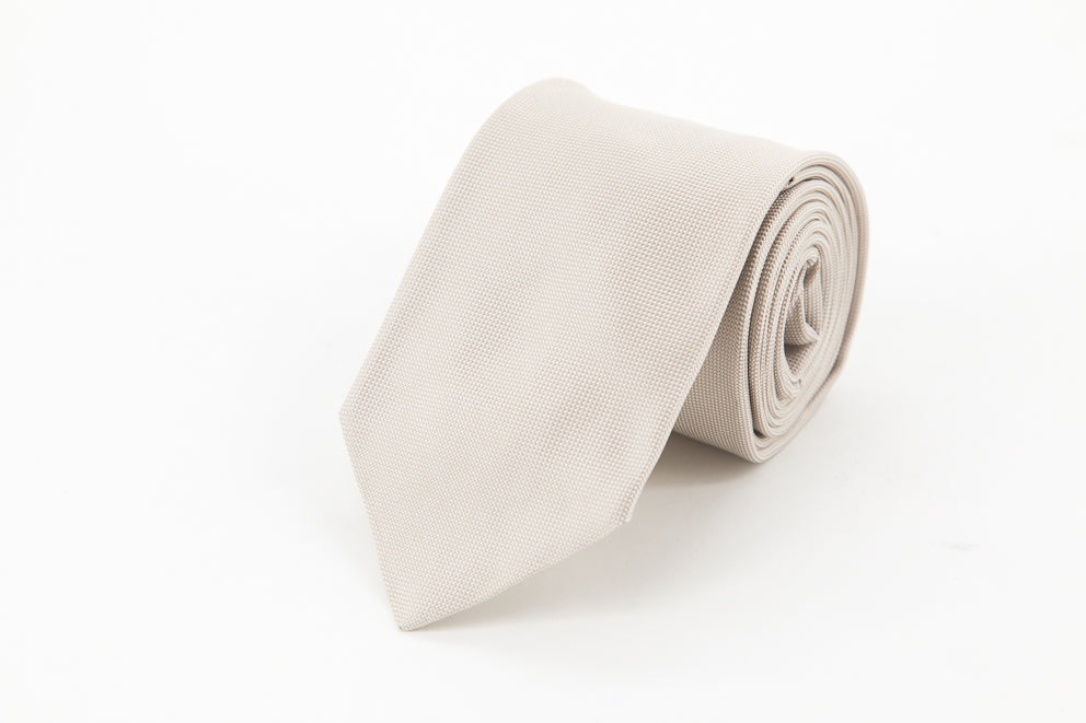 TIE - Plain Beige