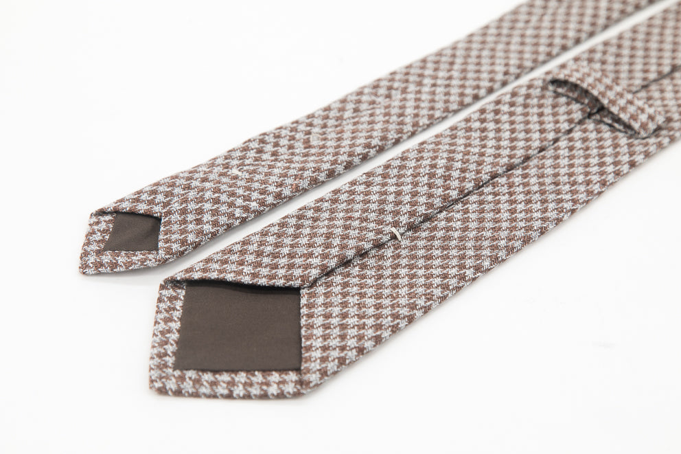 TIE - Beige & Brown Patterns