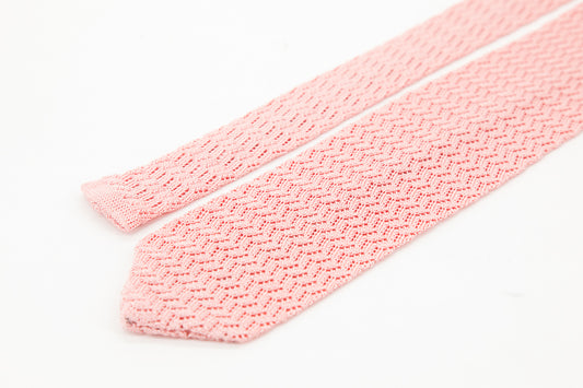 TIE - Pink Knitted