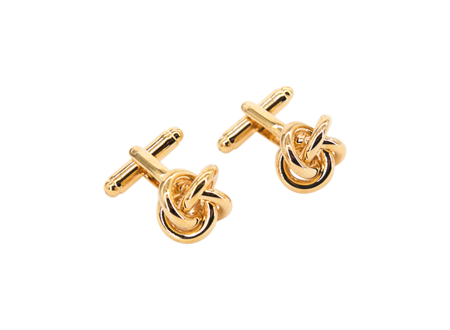 Golden Connected Rings│ Cufflinks