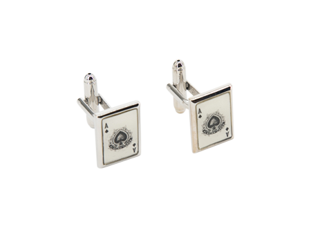 Silver Ace │ Cufflinks