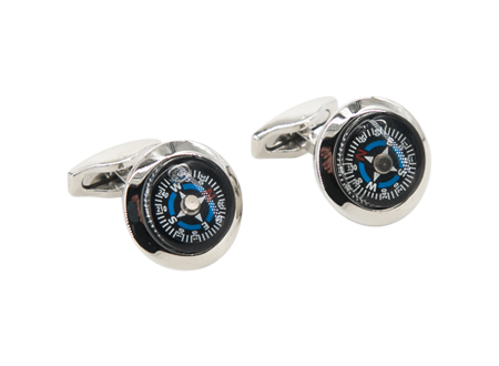 Silver Compasses │ Cufflinks