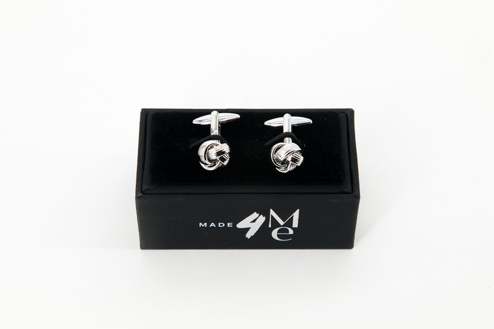 Silver Connected Rings │ Cufflinks