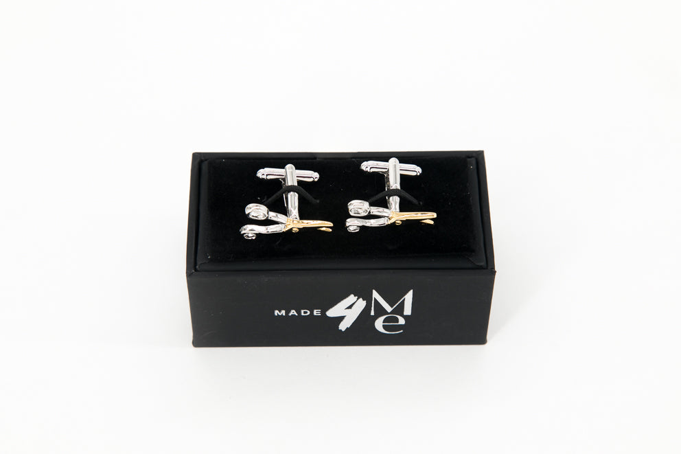 Golden & Silver Scissors │ Cufflinks