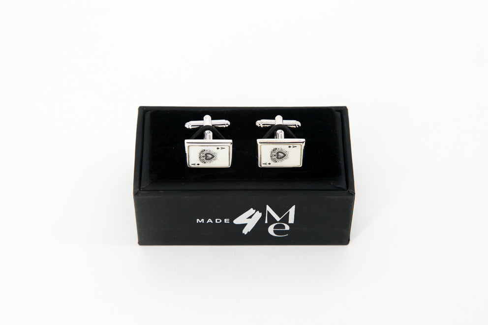 Silver Ace │ Cufflinks