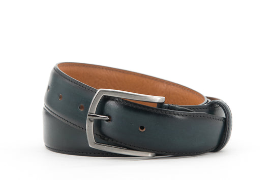 Leather Belt │ Green Forest Patina