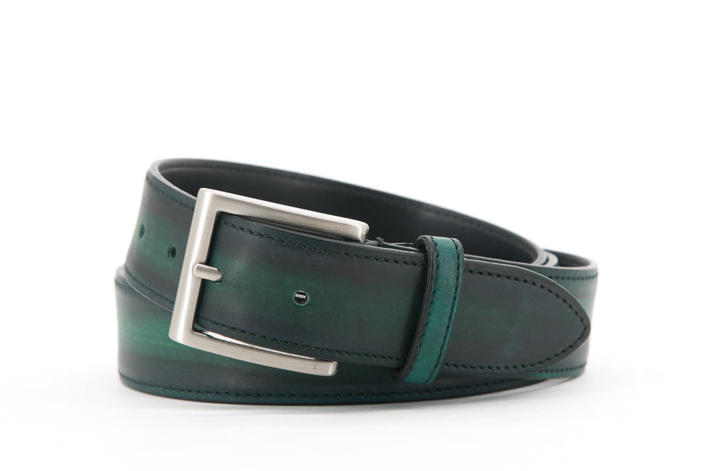 Leather Belt │ Green Patina