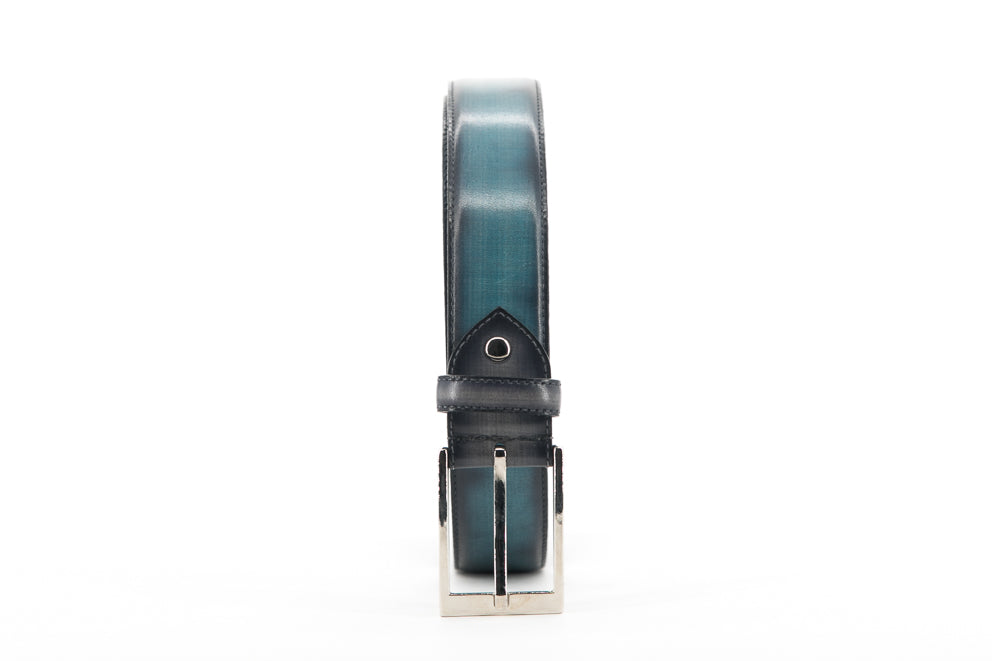 Leather Belt │ Blue Patina