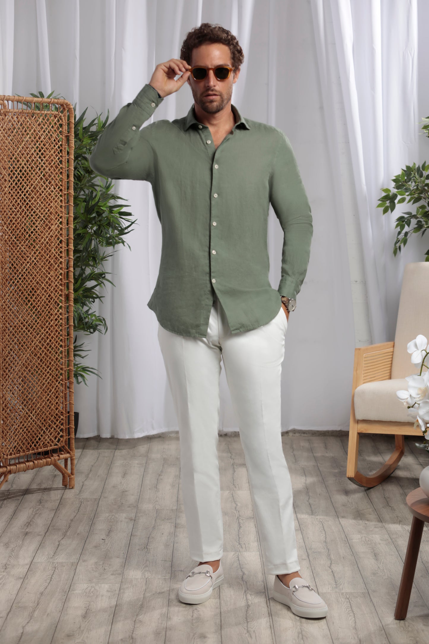 Linen Shirt │ Khaki