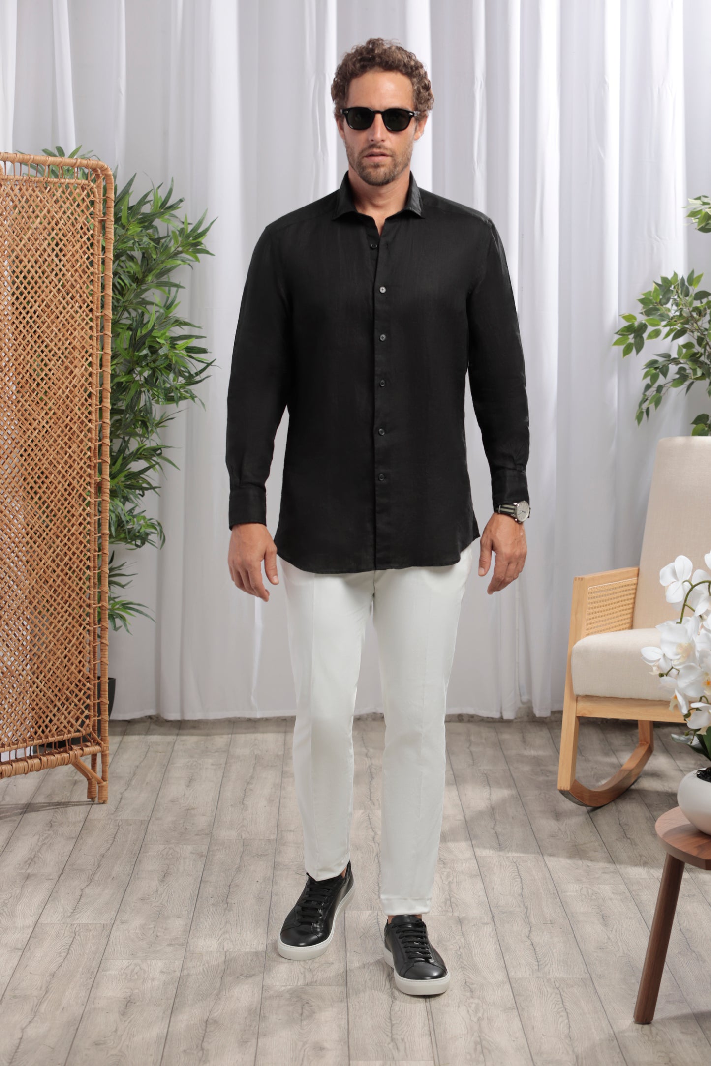 Linen Shirt │ Black