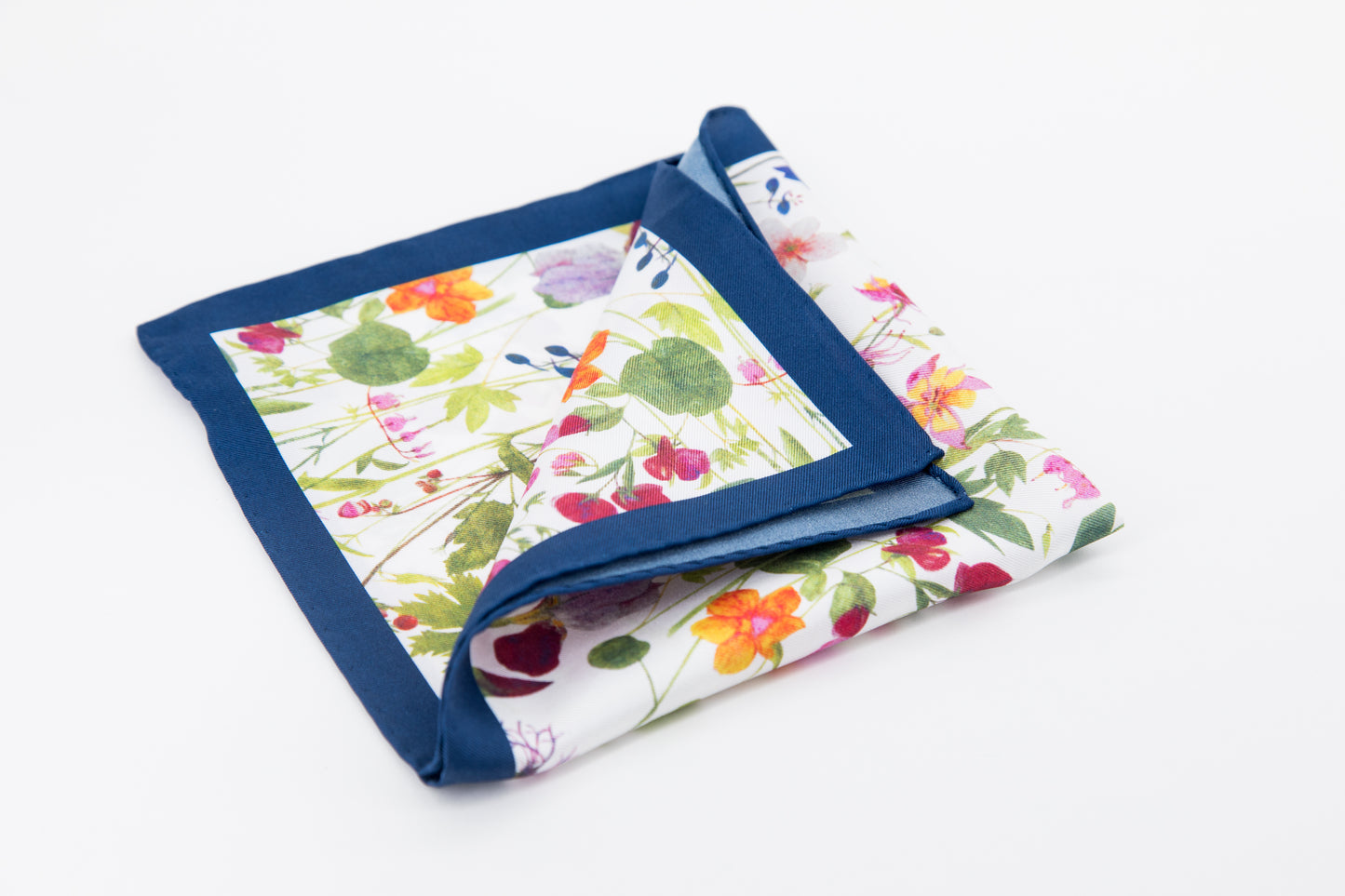 Pocket Square - Mixed Color Flowers Print