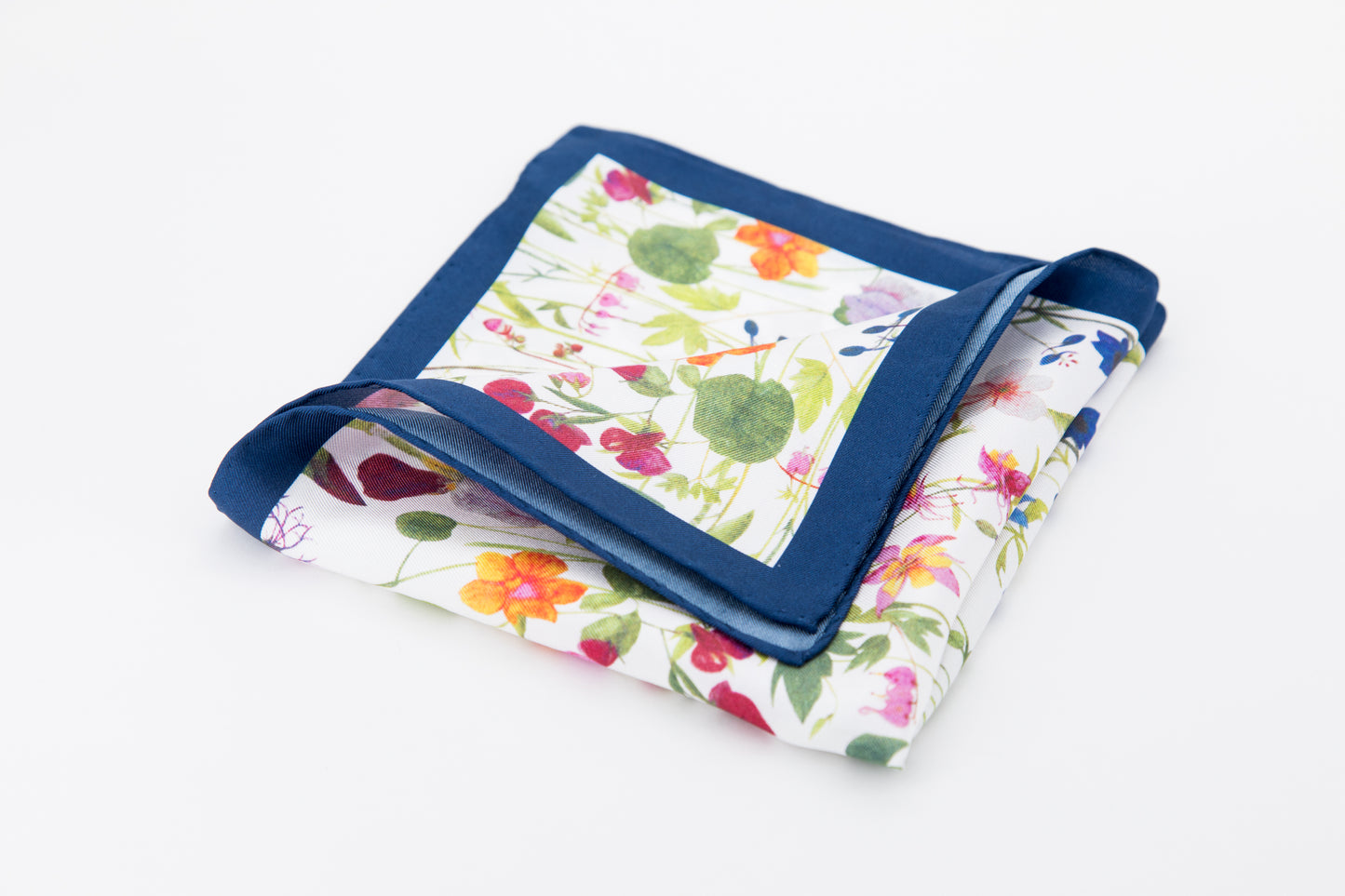 Pocket Square - Mixed Color Flowers Print