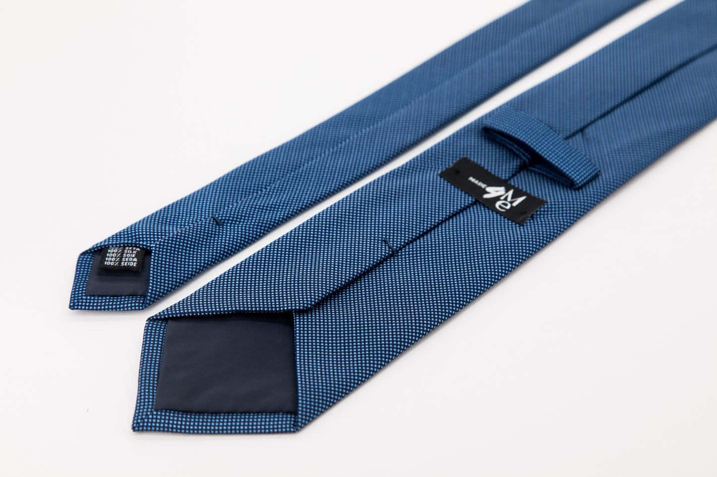 TIE - White and Blue Grid