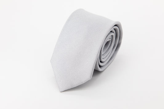 TIE - Plain White and Sky Blue Color