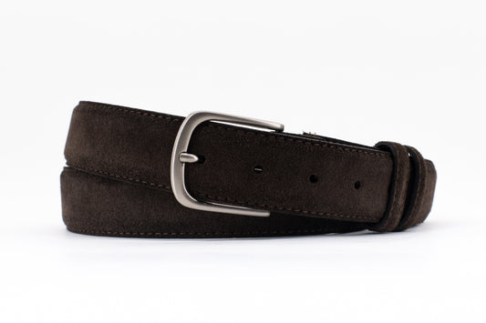 Suede Belt │ Dark Brown