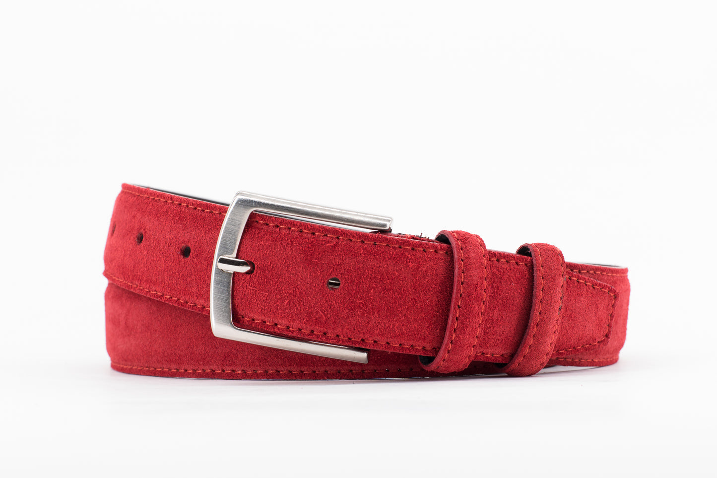 Suede Belt │ Red