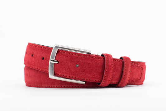 Suede Belt │ Red