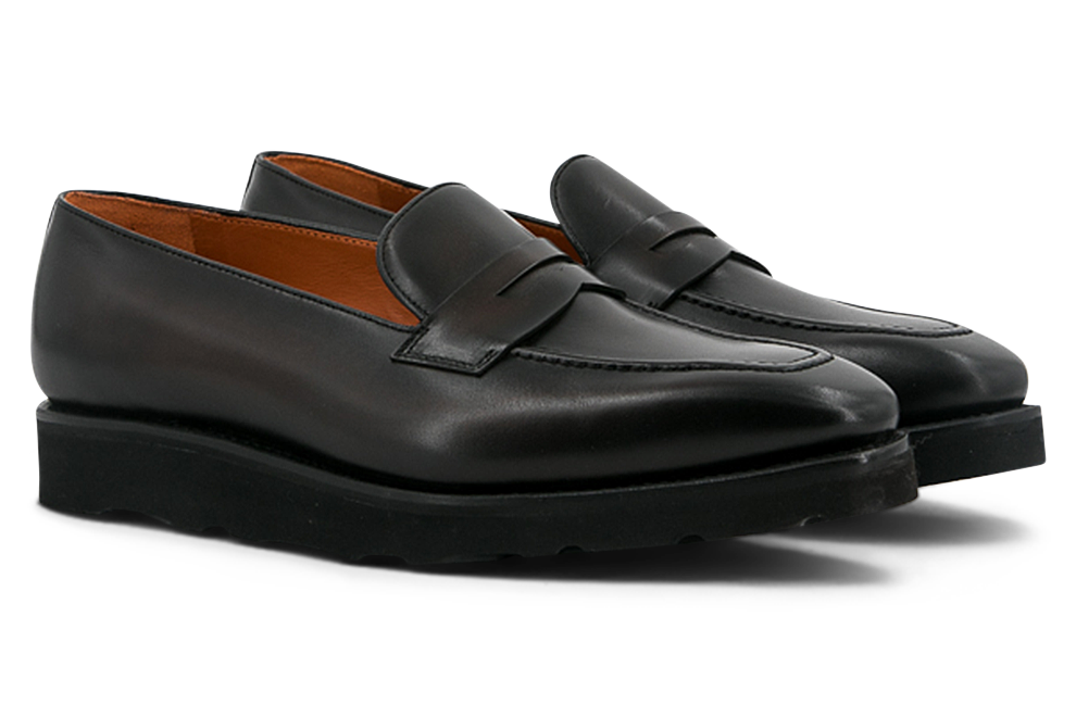 Leather Loafer Savile │ Dark Brown with Vibram Soles