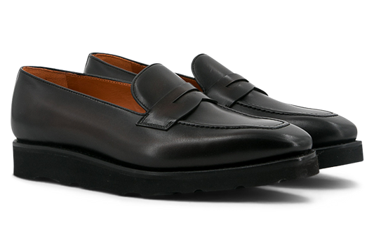 Leather Loafer Savile │ Dark Brown with Vibram Soles