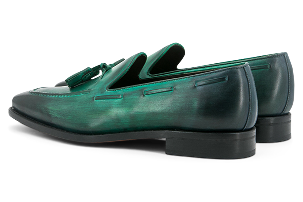 Leather Loafer Monti │ Green Patina