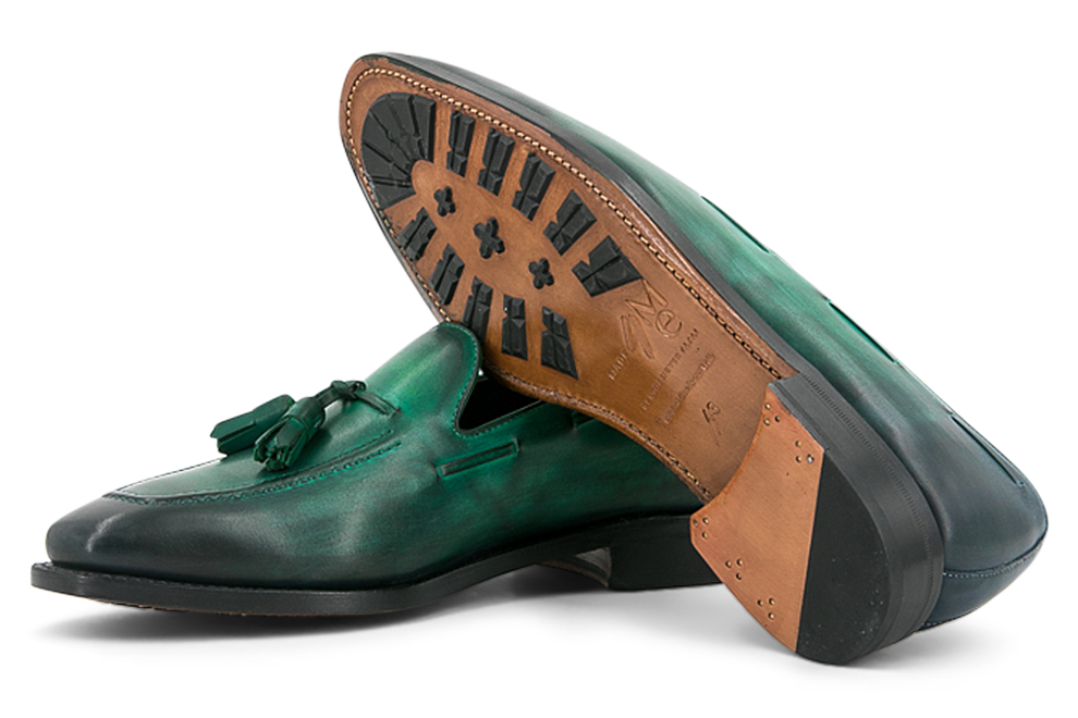 Leather Loafer Monti │ Green Patina